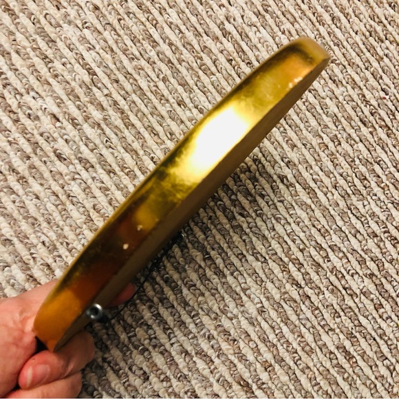 Antique Vintage Gold gilded Oval Picture Frame with Couple Portrait 7.5" x 5.5" - Picture 7 of 7